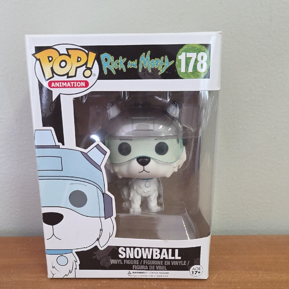 Funko Pop! Rick and Morty Snowball Figure - White and Blue